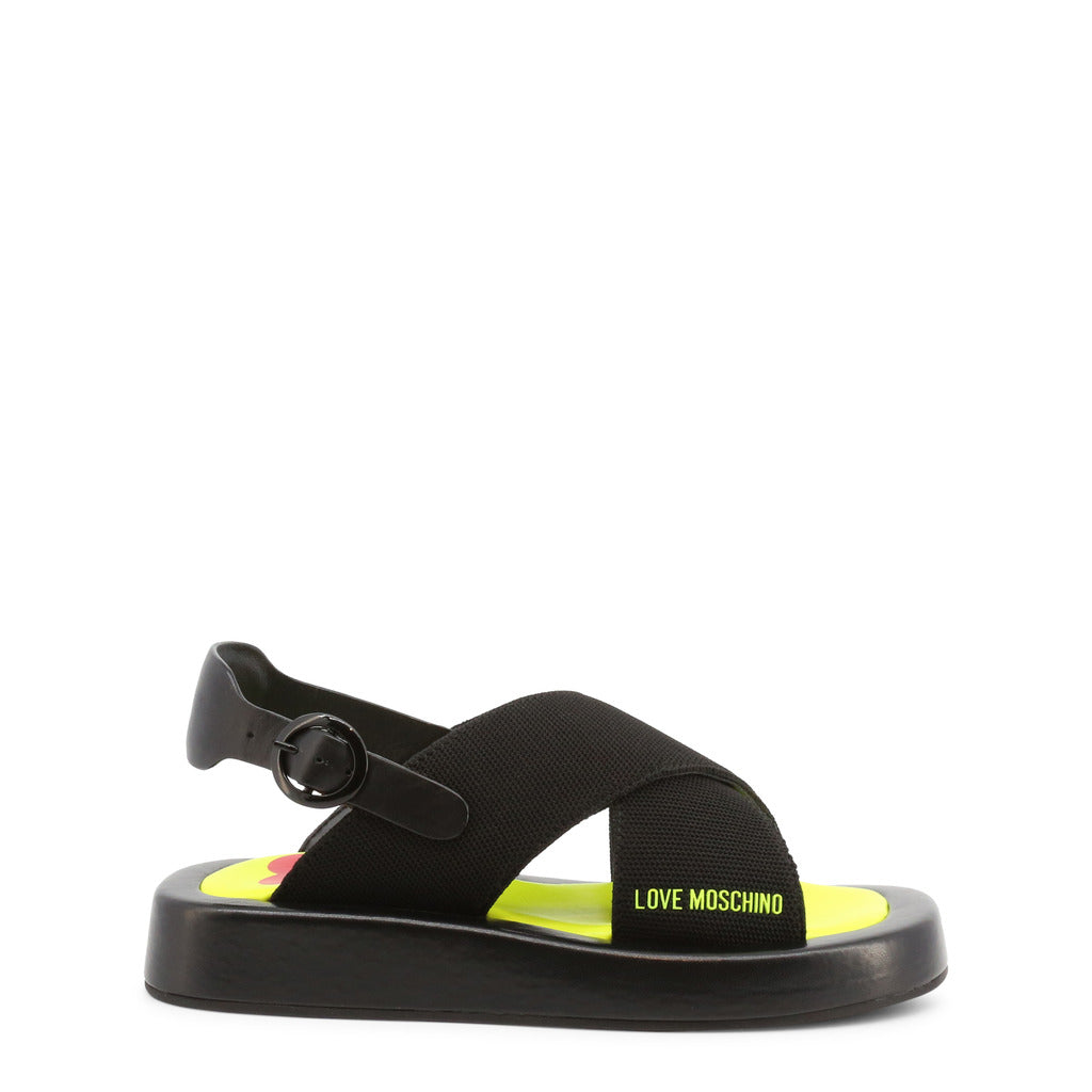 Love Moschino - Leather/ synthetic sandals