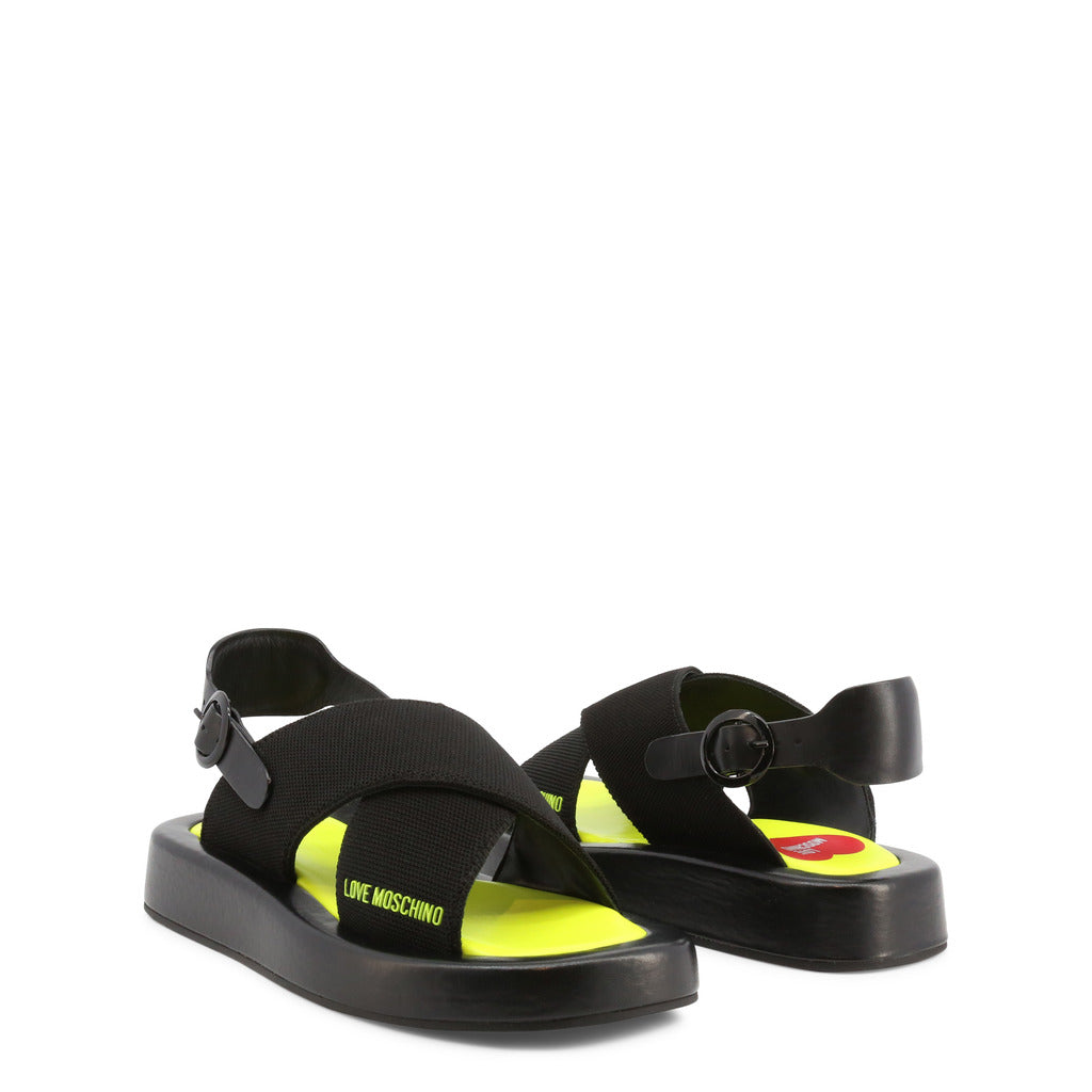 Love Moschino - Leather/ synthetic sandals